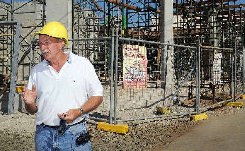 Pleased with the progress of the Signature building in Pialba is project Manager and developer Rod Williamson. Pleased with the progress of the Signature building in Pialba is project Manager and developer Rod Williamson.